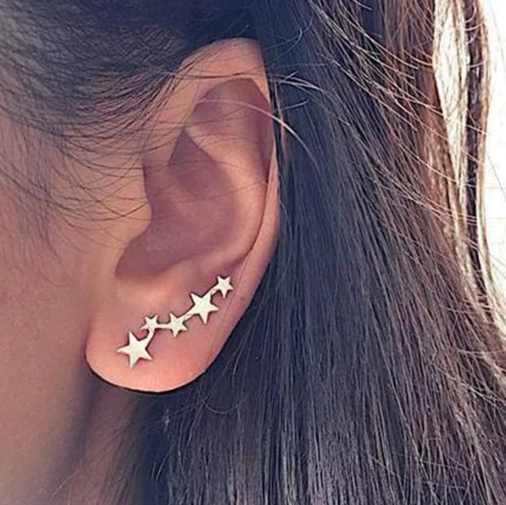 FALLING STAR EARRINGS CLIMBING